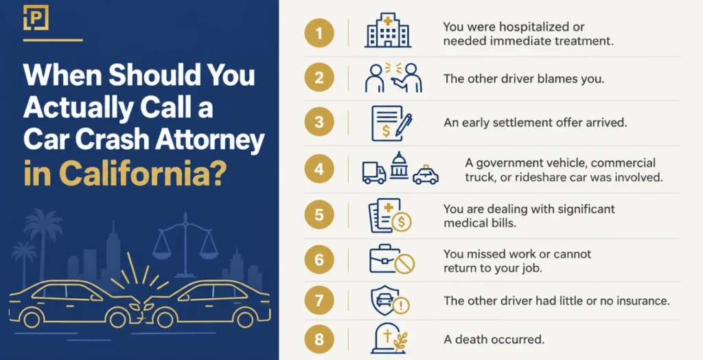 When should you call car accident attorney